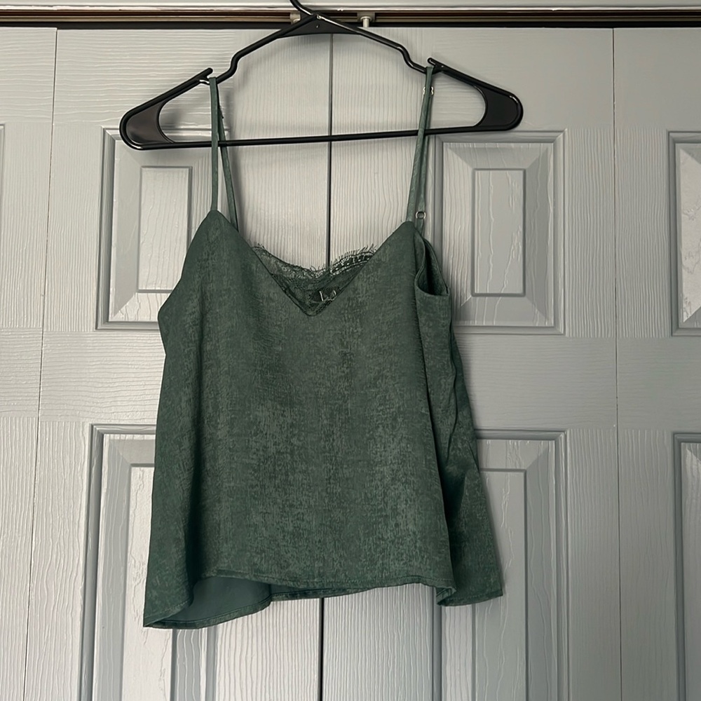Muted Green flowy top